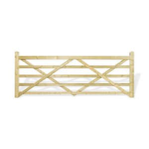 11ft Wide 5 Bar Field Gate (3350 x 1090mm)