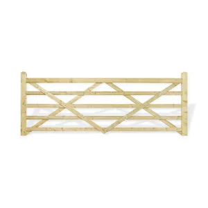 12ft Wide 5 Bar Field Gate (3660 x 1090mm)
