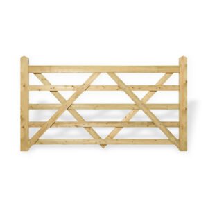 6ft Wide 5 Bar Field Gate (1830 x 1090mm)