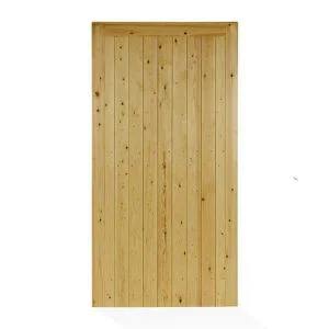 6ft Tongue & Groove Town Gate (1750 x 900mm) - Green Timber