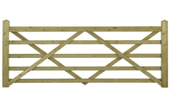 9ft Wide 5 Bar Field Gate (2740 x 1090mm)