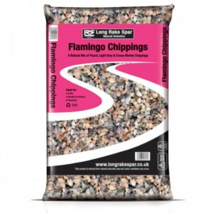 Long Rake Spar 14-20mm Flamingo Chippings Mini Bag (20kg)