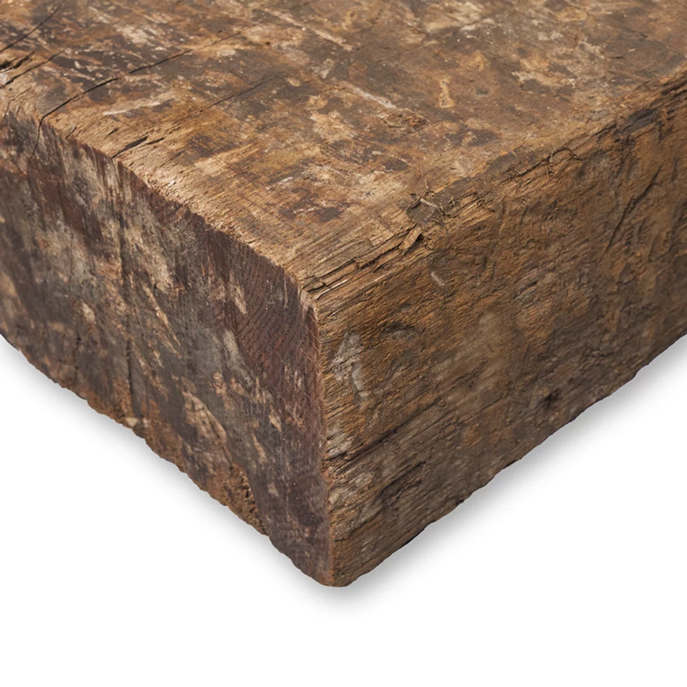 2.6m Reclaimed Railway Sleeper (2590 x 250 x 150mm) - Grade A Creosoted Hardwood