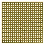 A trellis panel in a natural finish