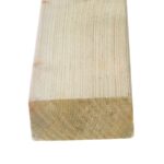 A closeup image of the end of a piece of timber in a natural finish